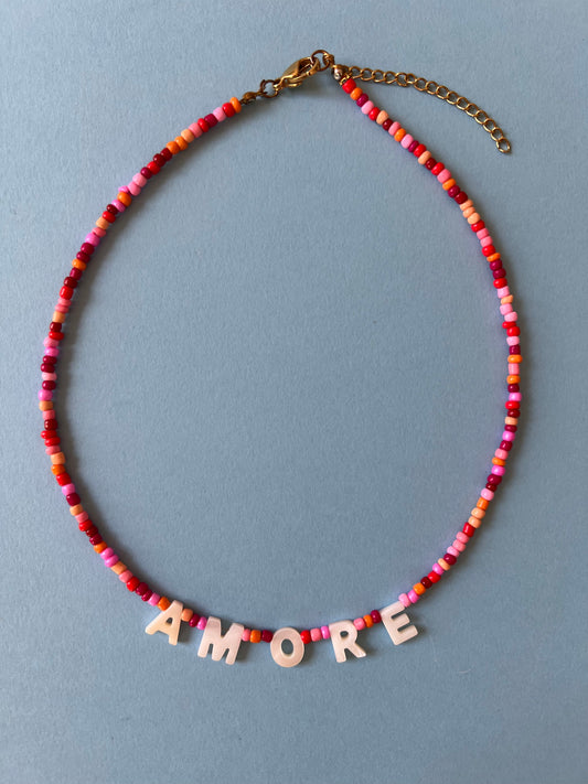 Amore Necklace – Boho Handmade Jewelry with Natural Stones